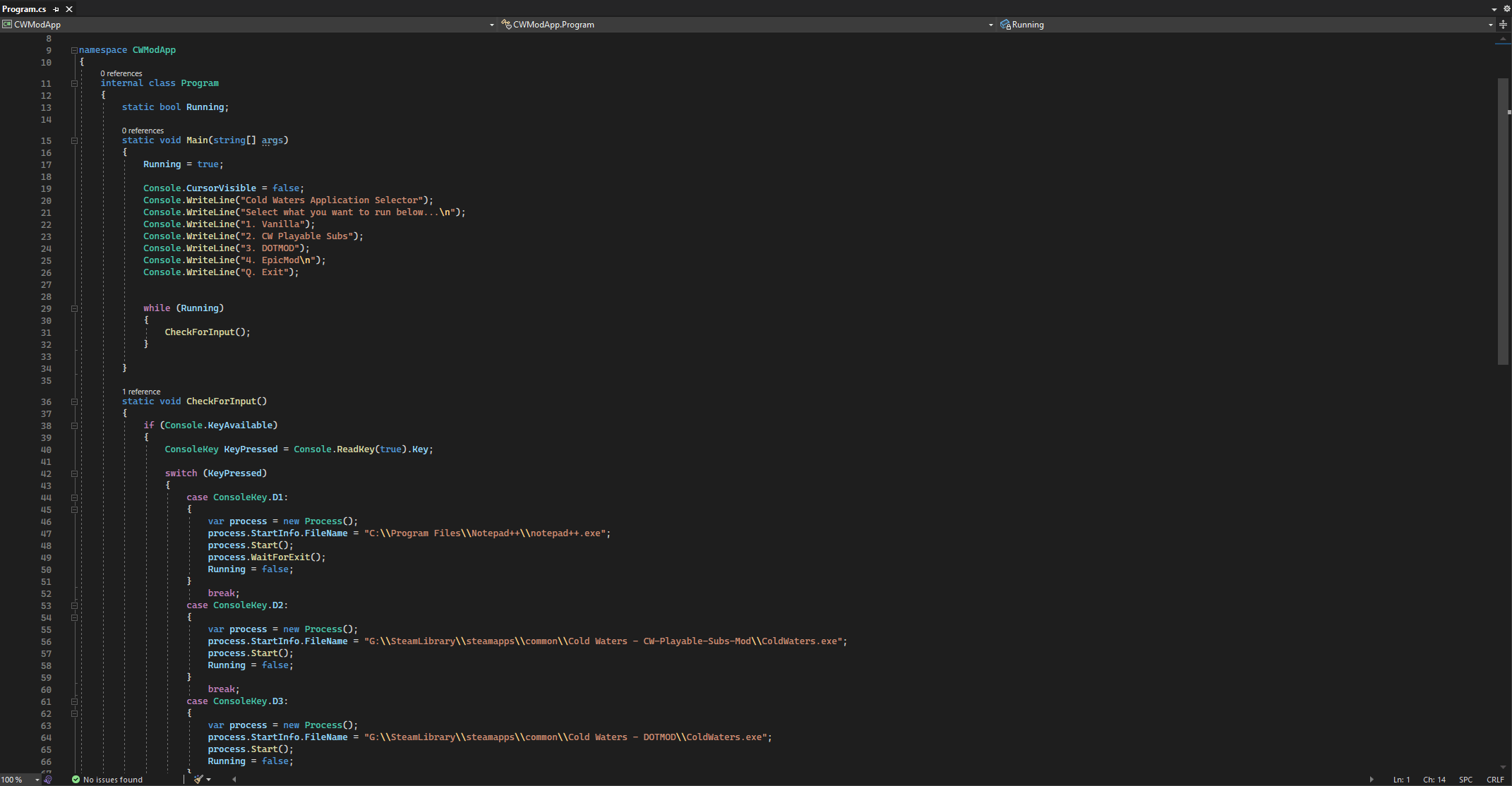 CWModApp screenshot